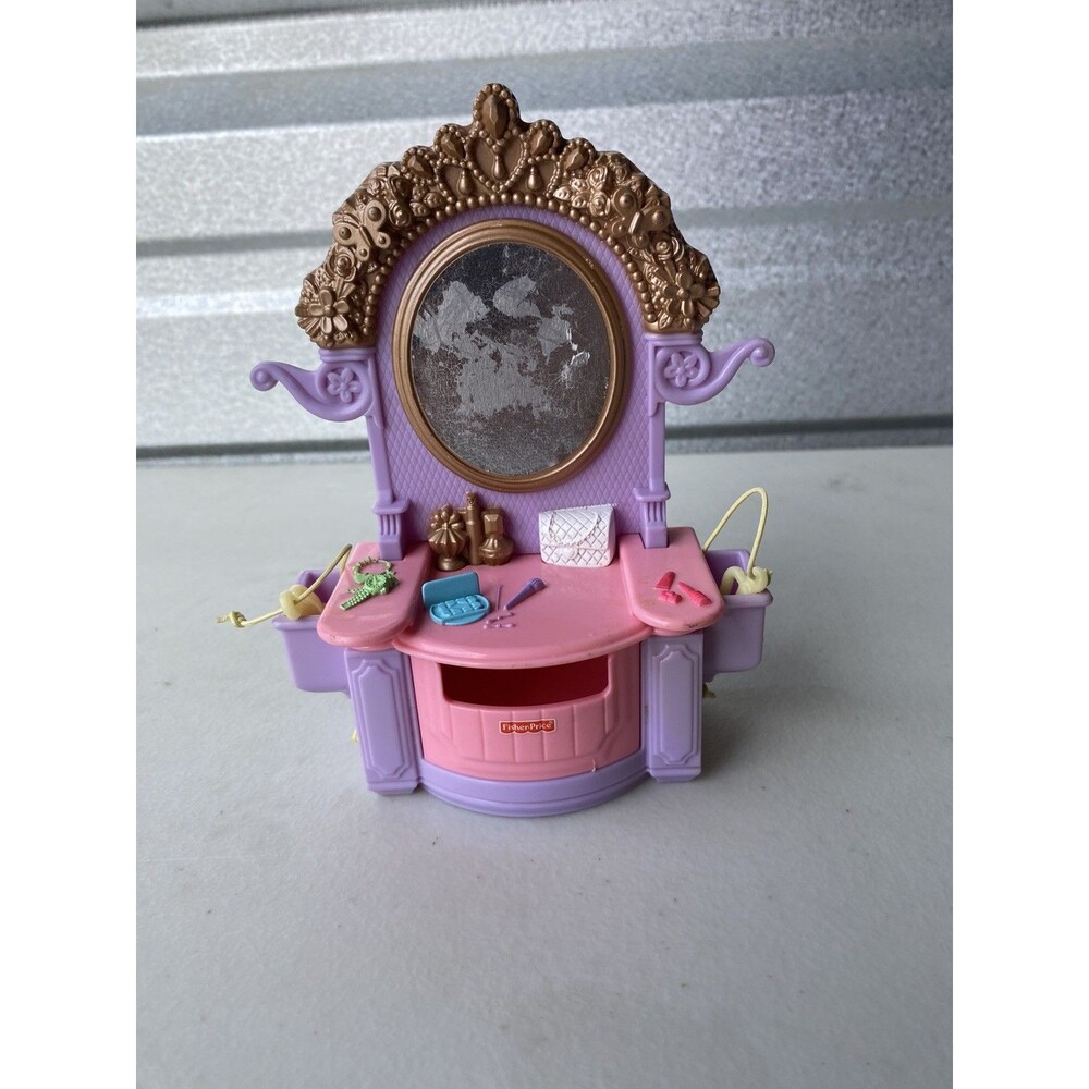 Fisher Price Loving Family Vanity Table Playset Accessories X2908 Mattel 2012
